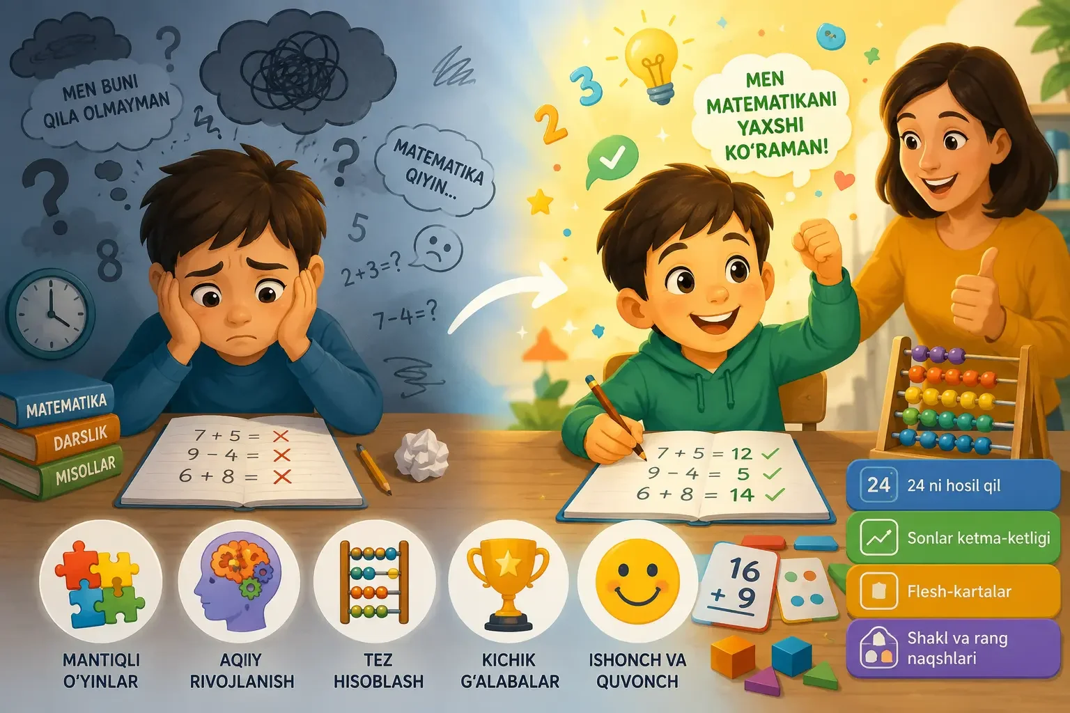 How to Help a Child Who Is Afraid of Math
